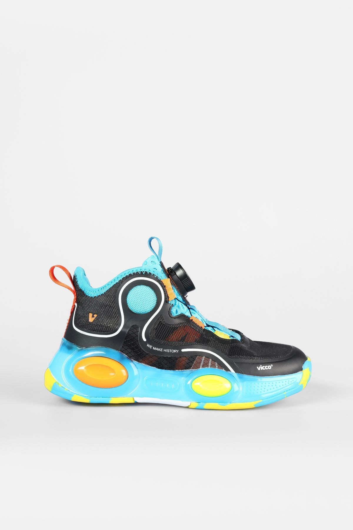 Daxi Hafif Erkek Çocuk Siyah Basketbol Ayakkabısı - Görsel 2