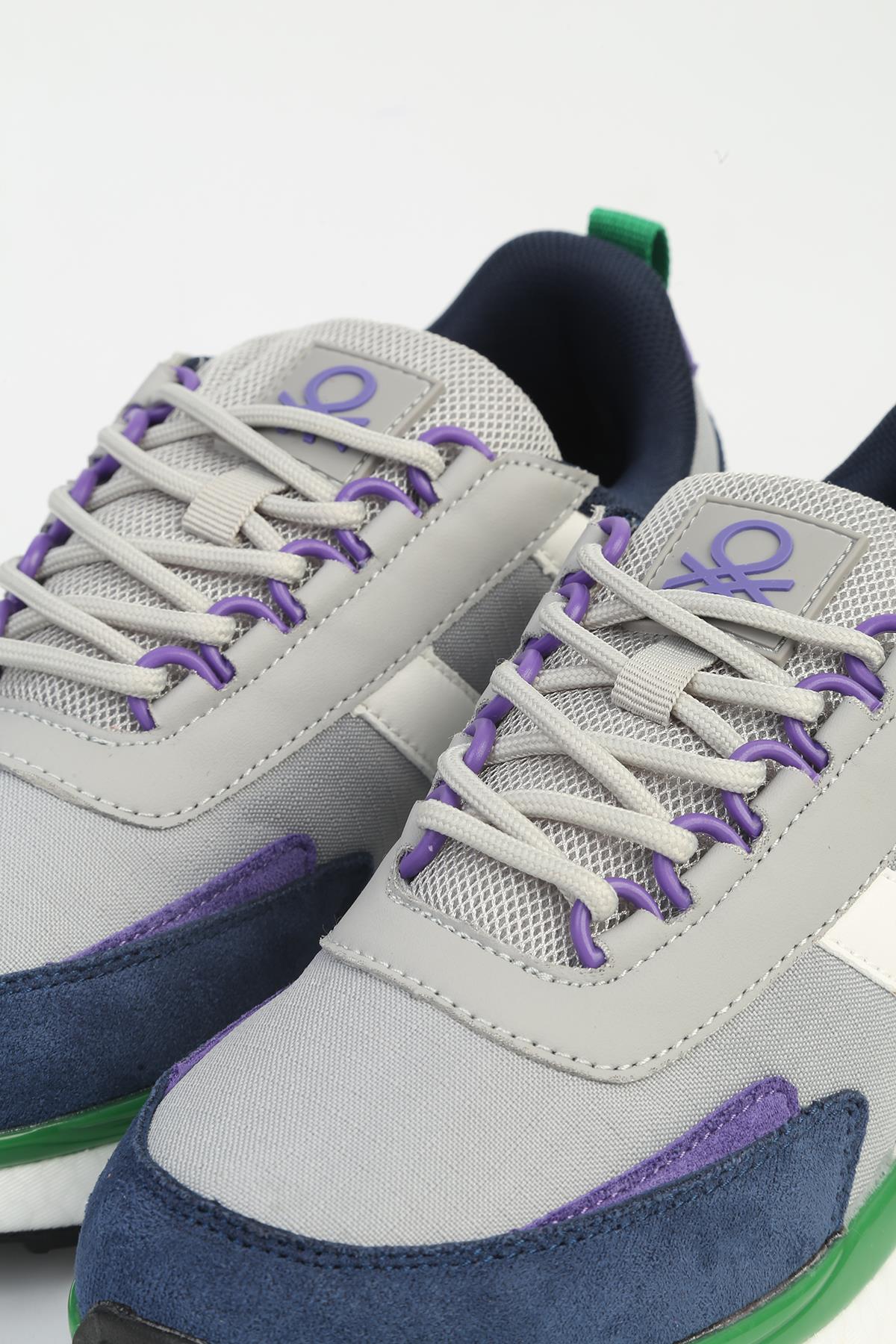 ® Gri Kadın Spor Ayakkabı İTHAL BNI-11132 - Görsel 6