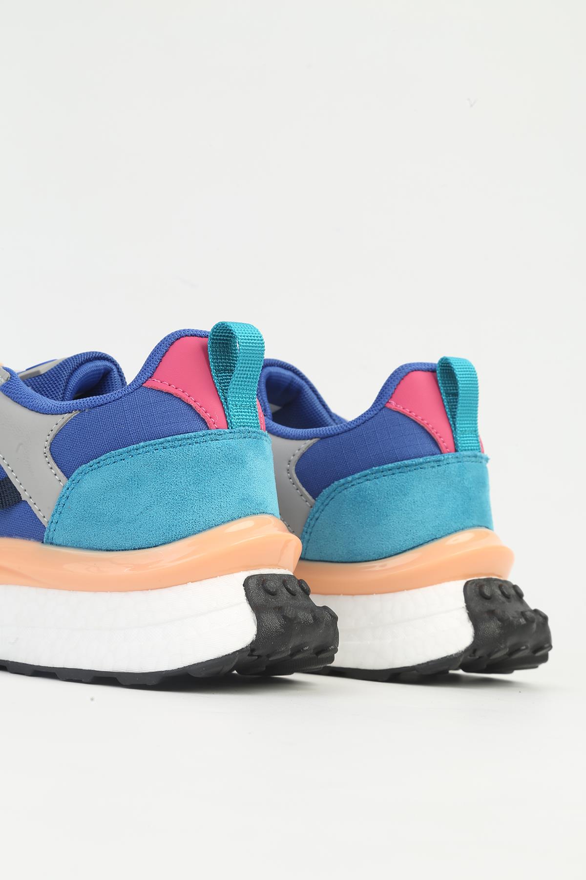 ® Saks Mavi Kadın Spor Ayakkabı İTHAL BNI-11132 - Görsel 5