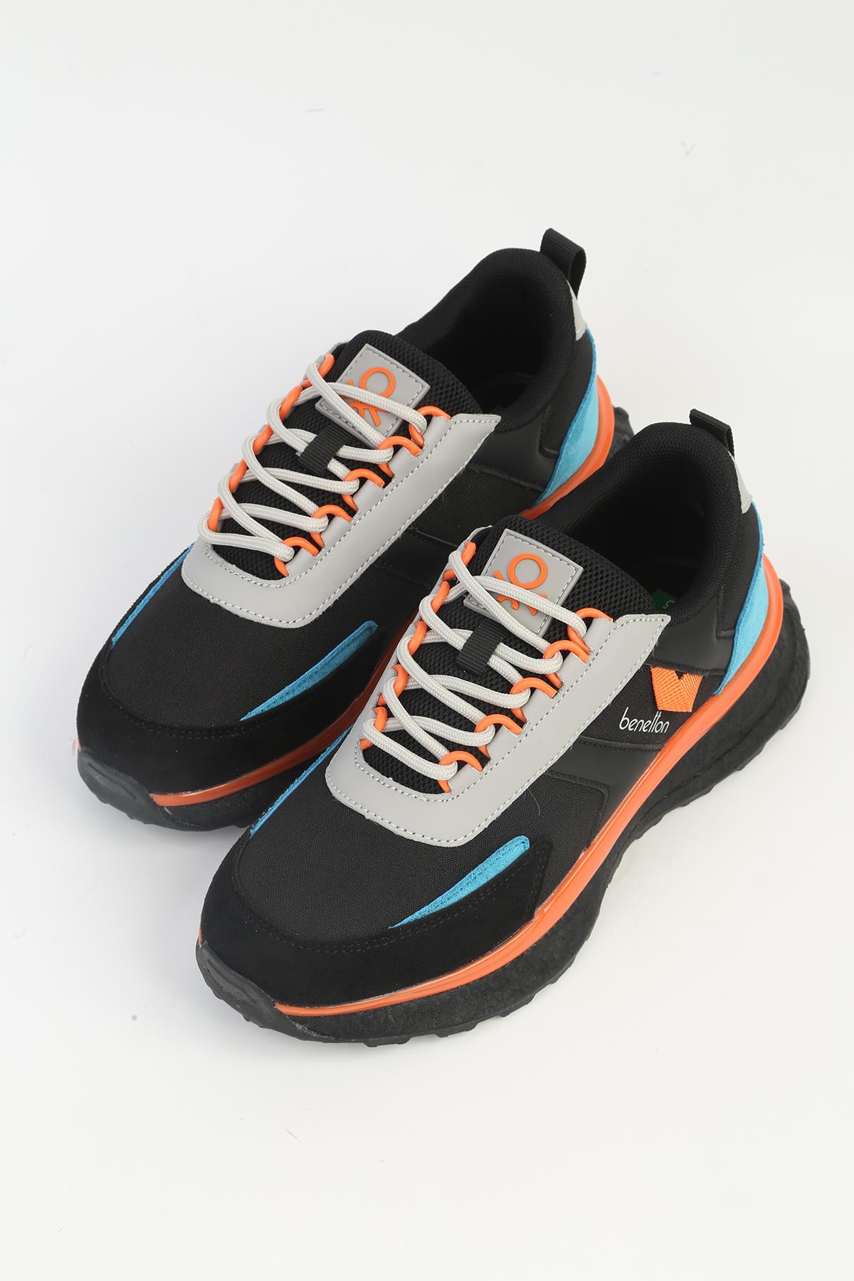 ® Siyah Kadın Spor Ayakkabı İTHAL BNI-11132 - Görsel 4