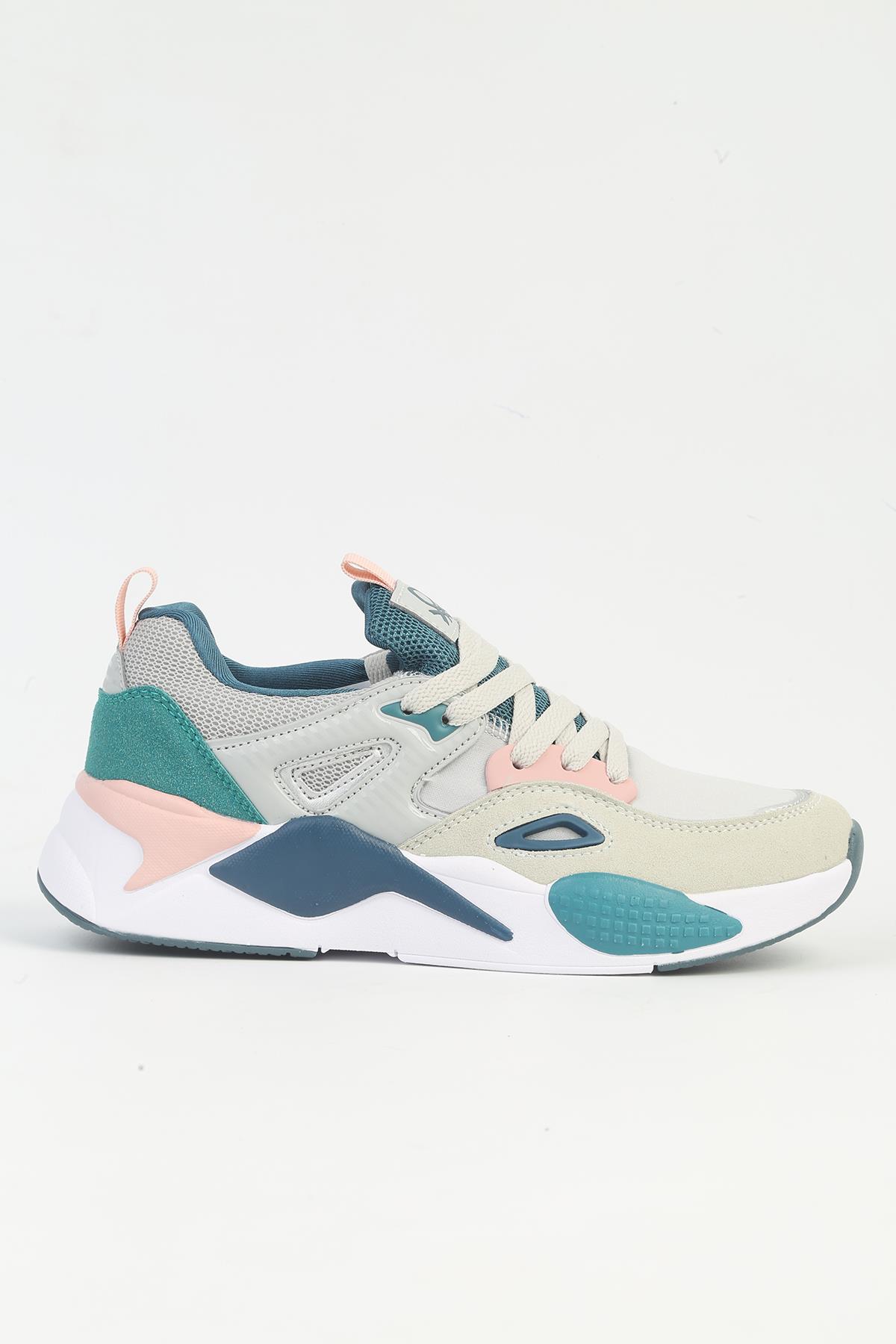 ® Gri Kadın Spor Ayakkabı İTHAL BNI-11109 - Görsel 2