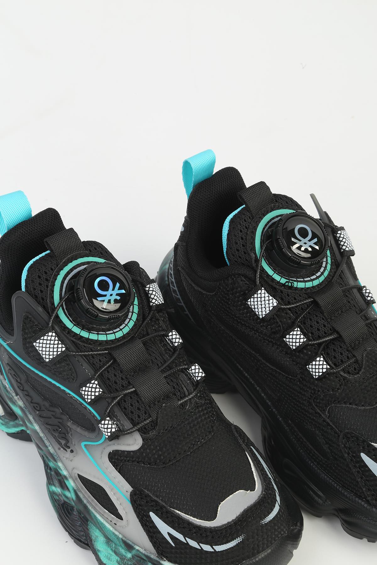 ® Siyah Çocuk Spor Ayakkabı İTHAL BNI-11094 - Görsel 3