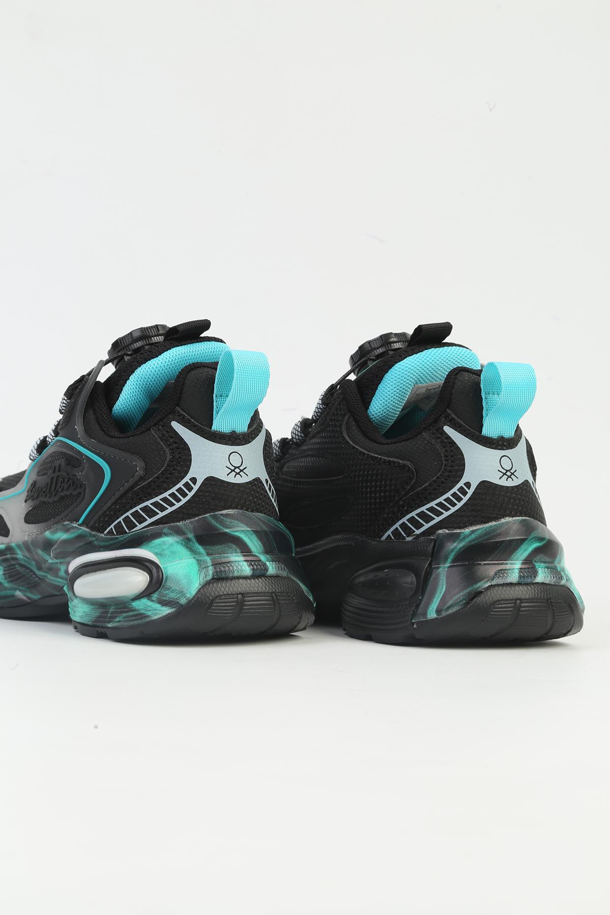 ® Siyah Çocuk Spor Ayakkabı İTHAL BNI-11094 - Görsel 6