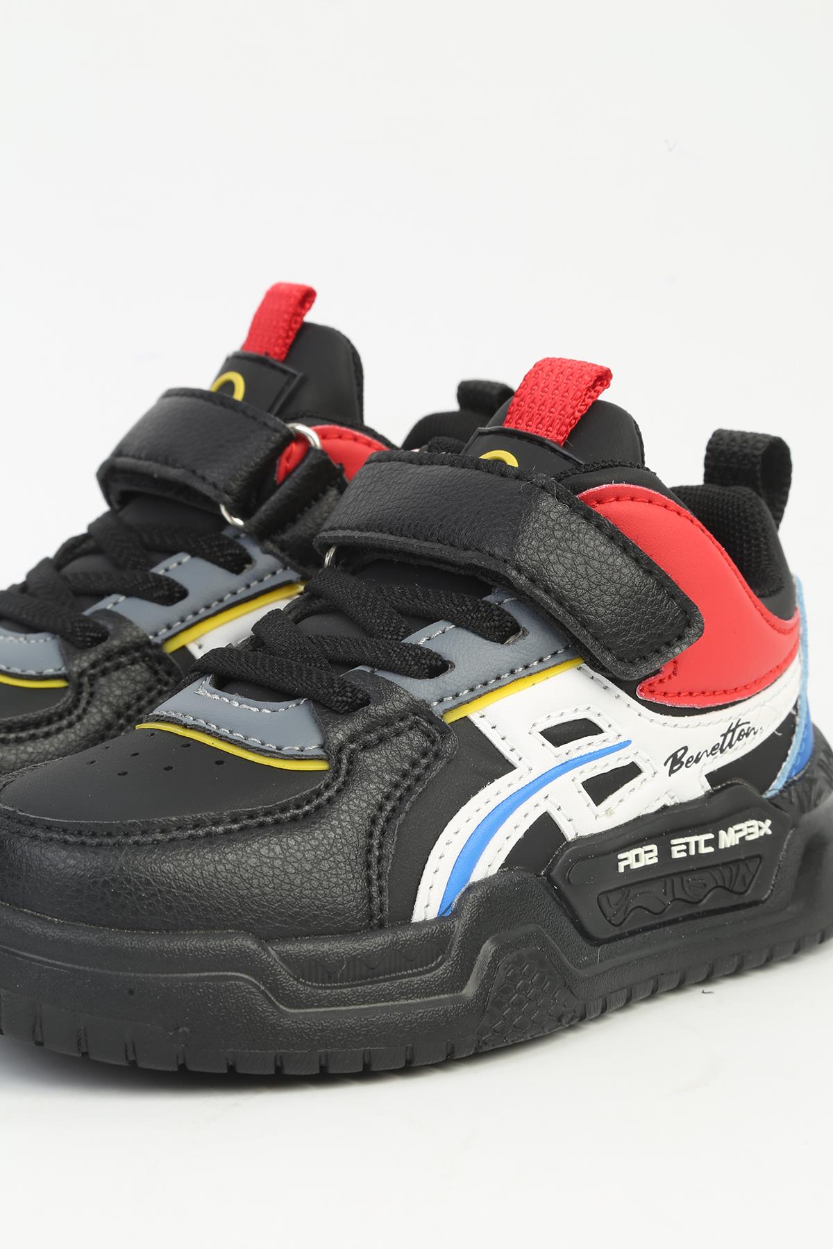 ® Siyah Çocuk Spor Ayakkabı İTHAL BNI-11092 - Görsel 6