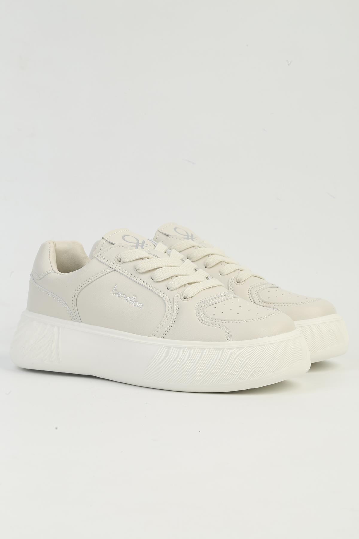 ® Beyaz Kadın Spor Ayakkabı İTHAL BNI-11038 - Görsel 3