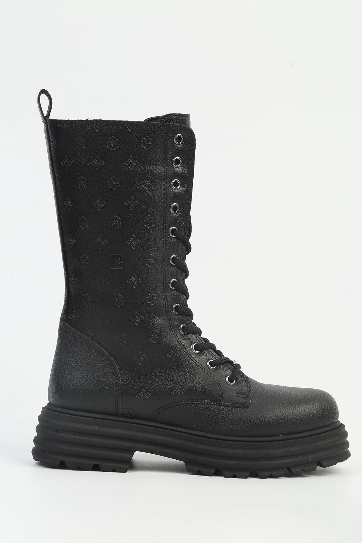 ® PC-54142 - 3076 Siyah Kadın Çizme - Görsel 2