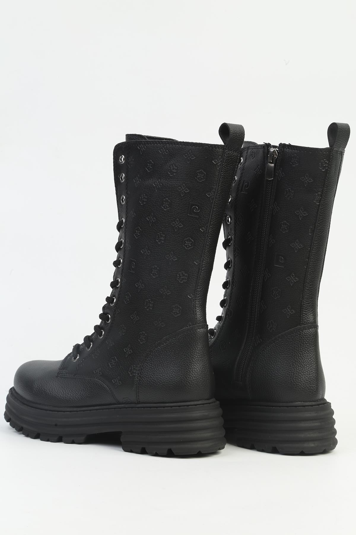 ® PC-54142 - 3076 Siyah Kadın Çizme - Görsel 4