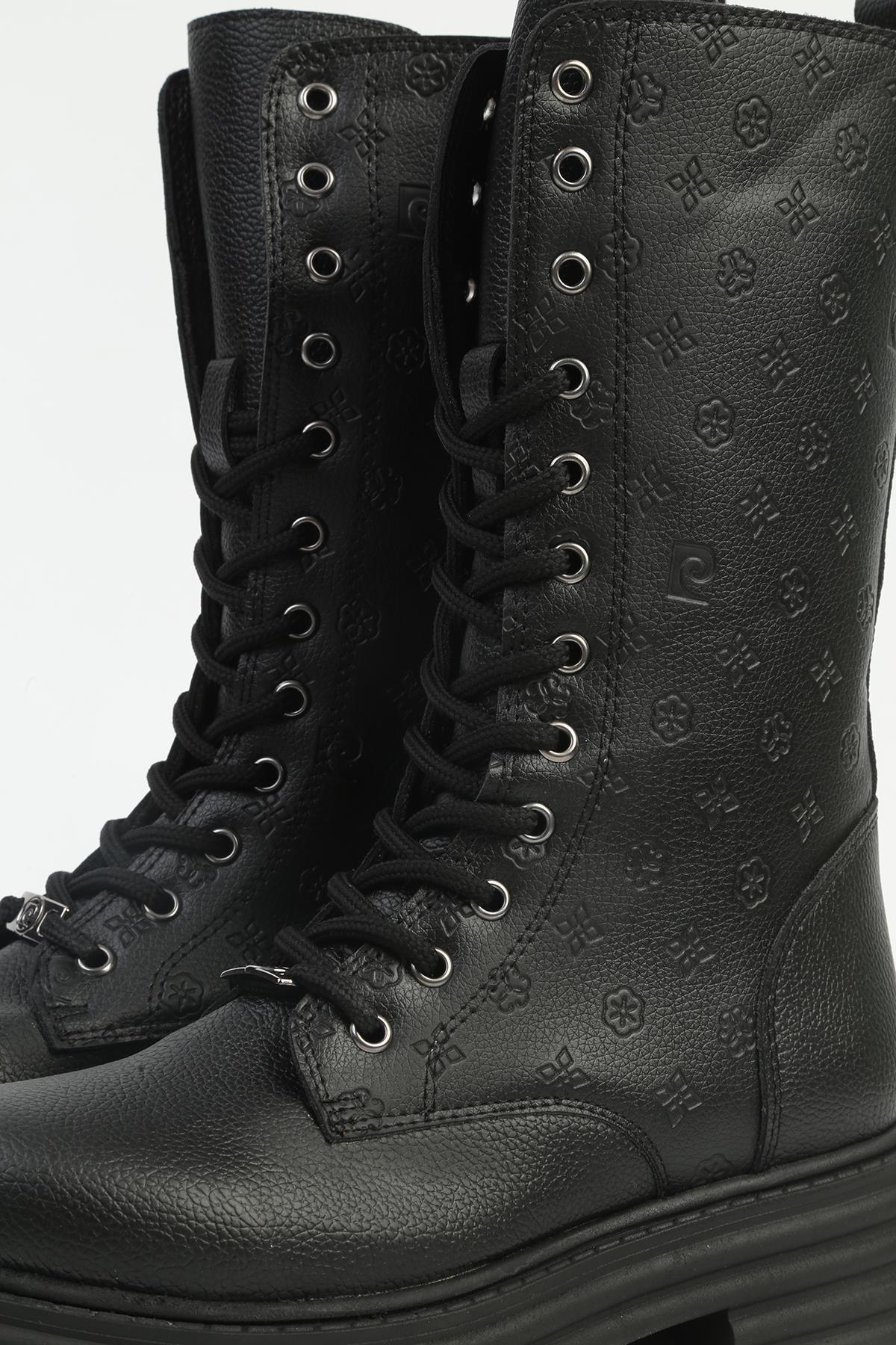 ® PC-54142 - 3076 Siyah Kadın Çizme - Görsel 5