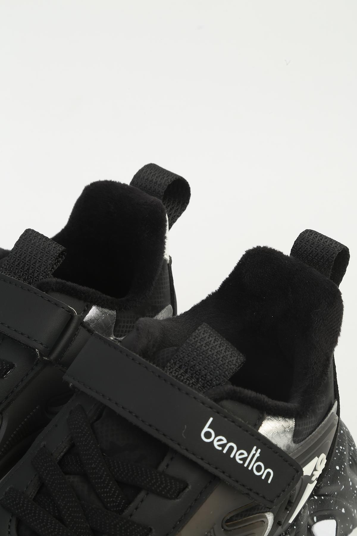 ® Siyah Beyaz Çocuk Spor Ayakkabı İTHAL BNI-11033 - Görsel 6