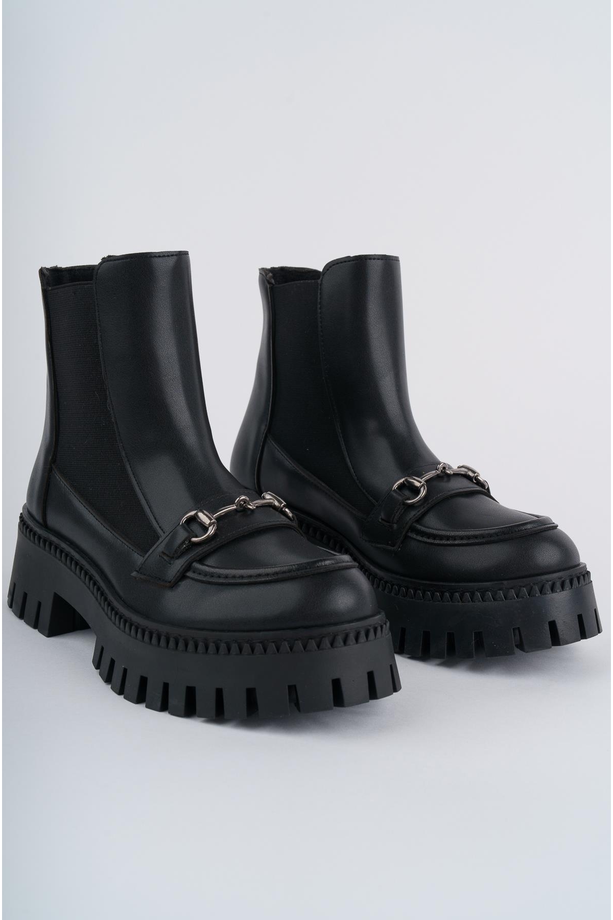 VESPER Garantili Tokalı Kalın Taban Kadın Chelsea Bot - Görsel 4