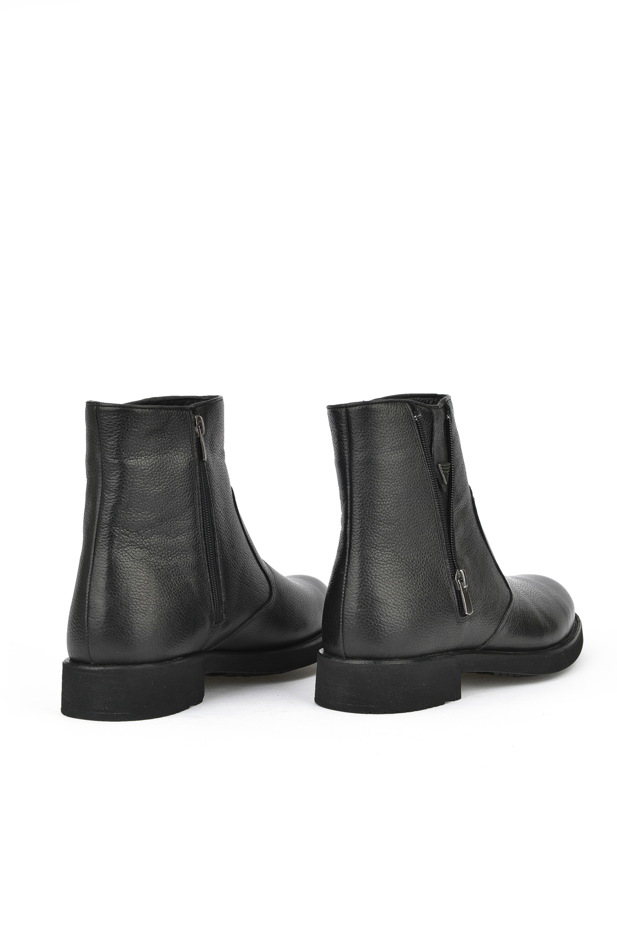 Erkek Hakiki Deri Bot 14319Z2160 Siyah - Görsel 4