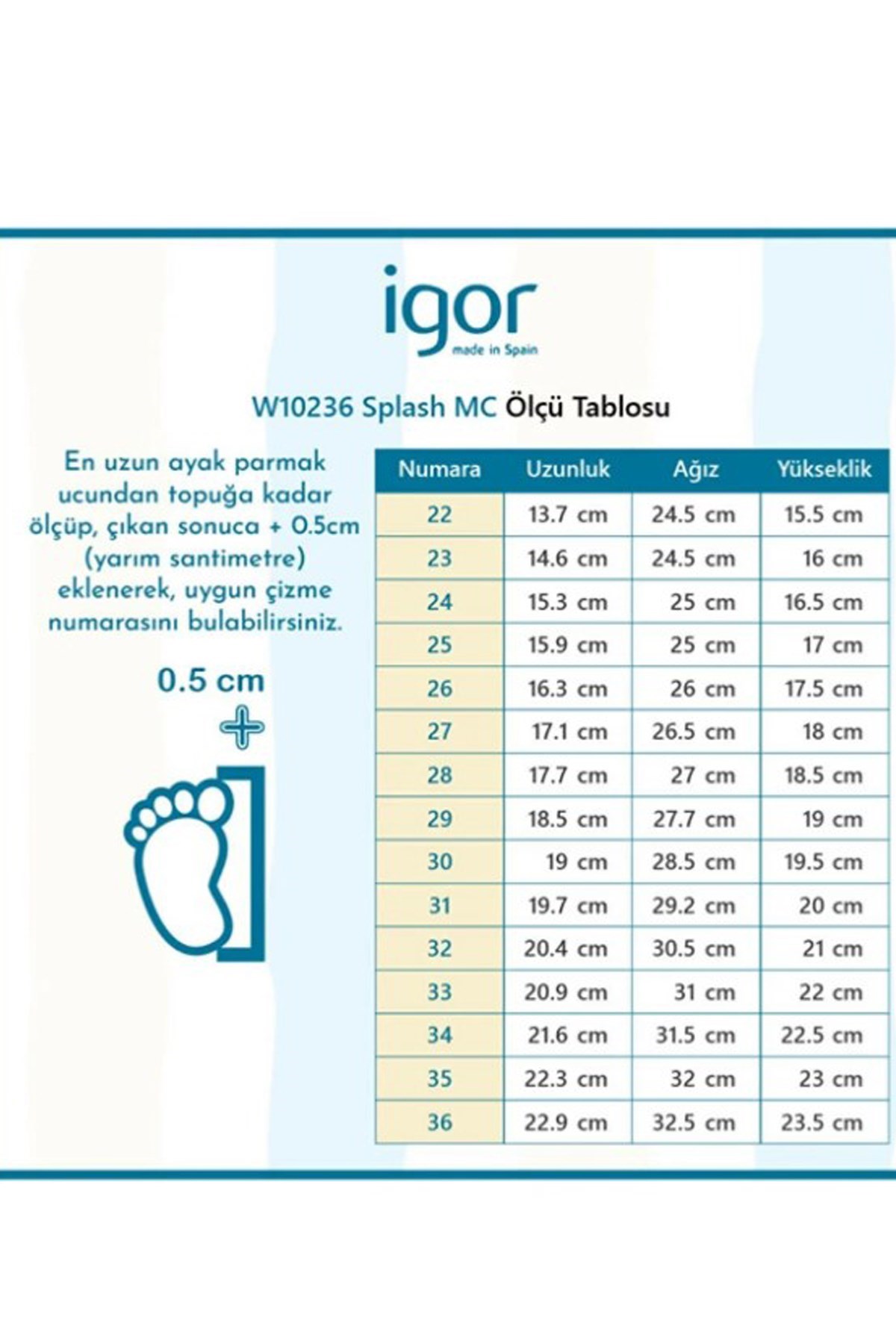 Tokio Çocuk Yağmur Çizmesi W10274-133 - Görsel 7