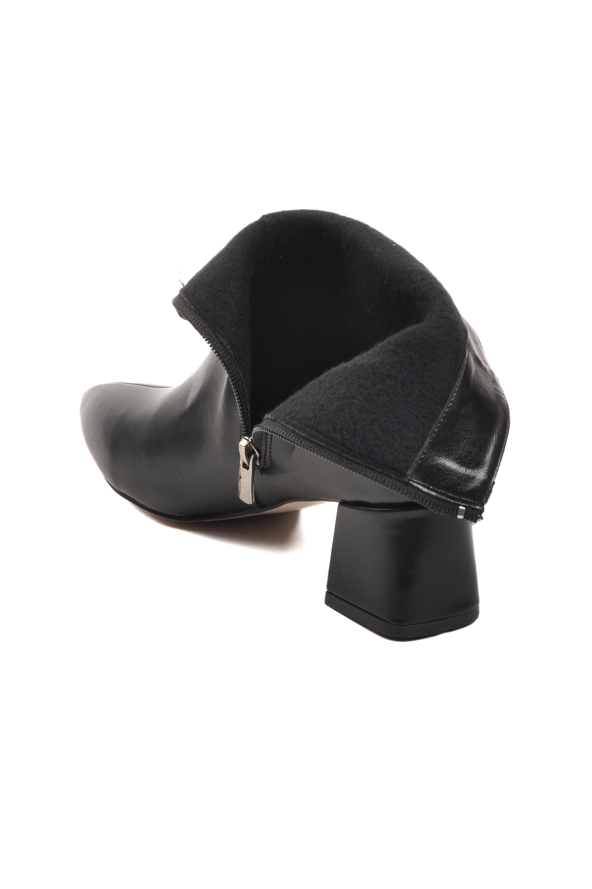 266 Siyah İçi Polarlı Kadın Bot - Görsel 5