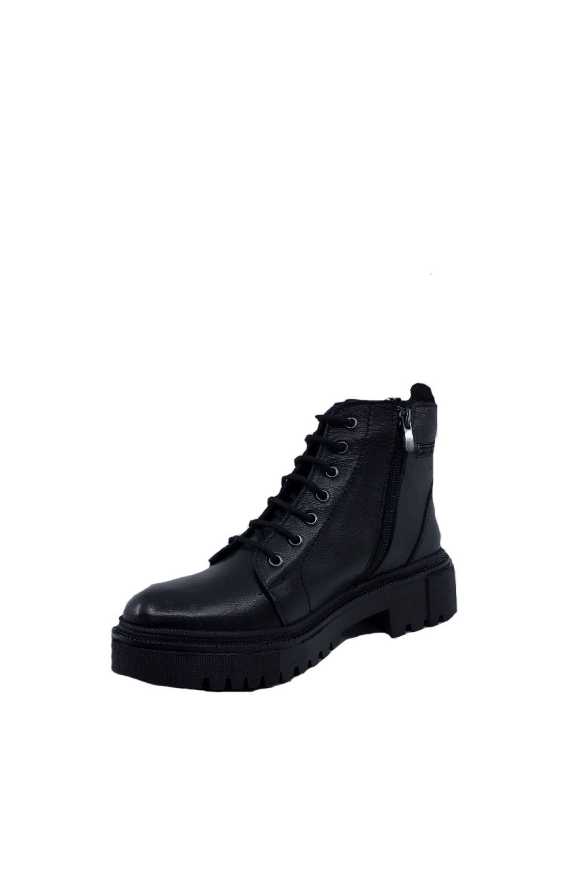 M.y 845 Siyah Deri Bayan Kışlık Bot - Görsel 4