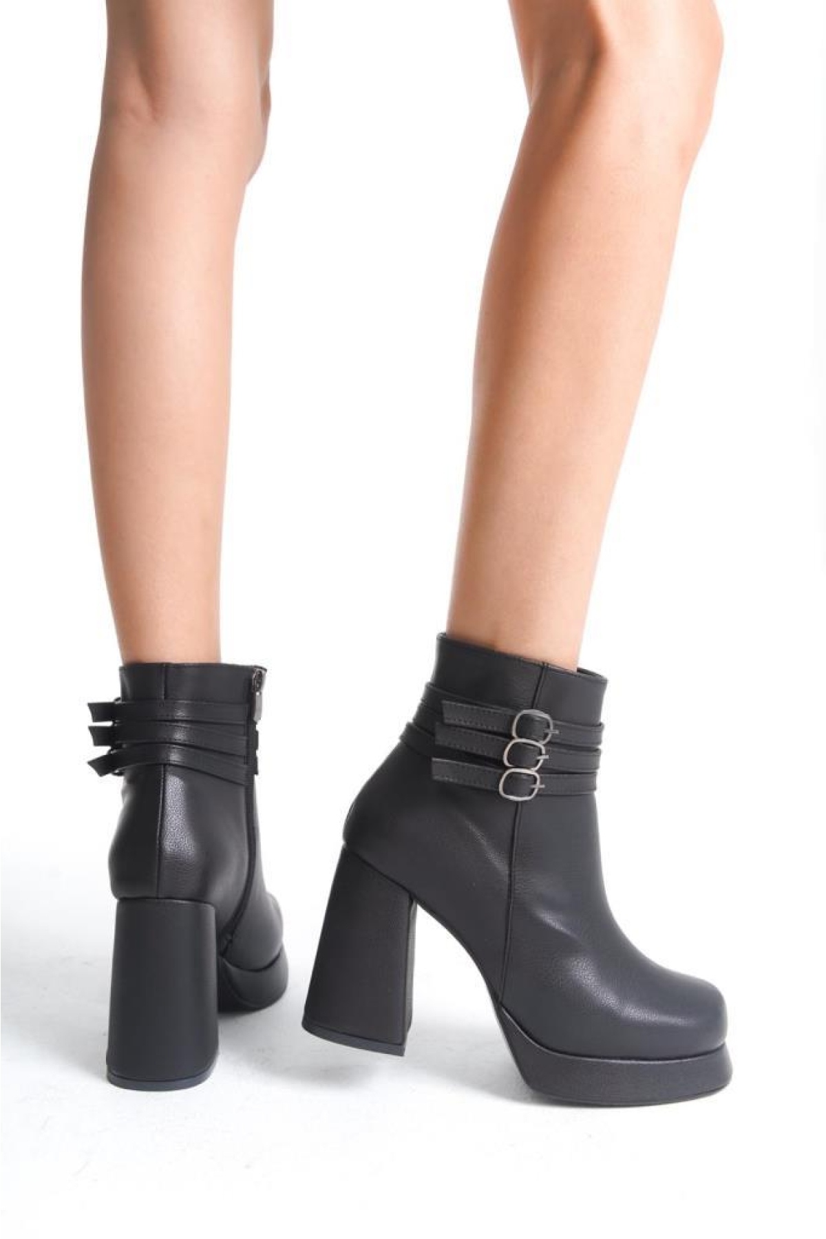 Sprs 02982 Kadın 9,5 Cm Platform Topuklu Bot - Görsel 3