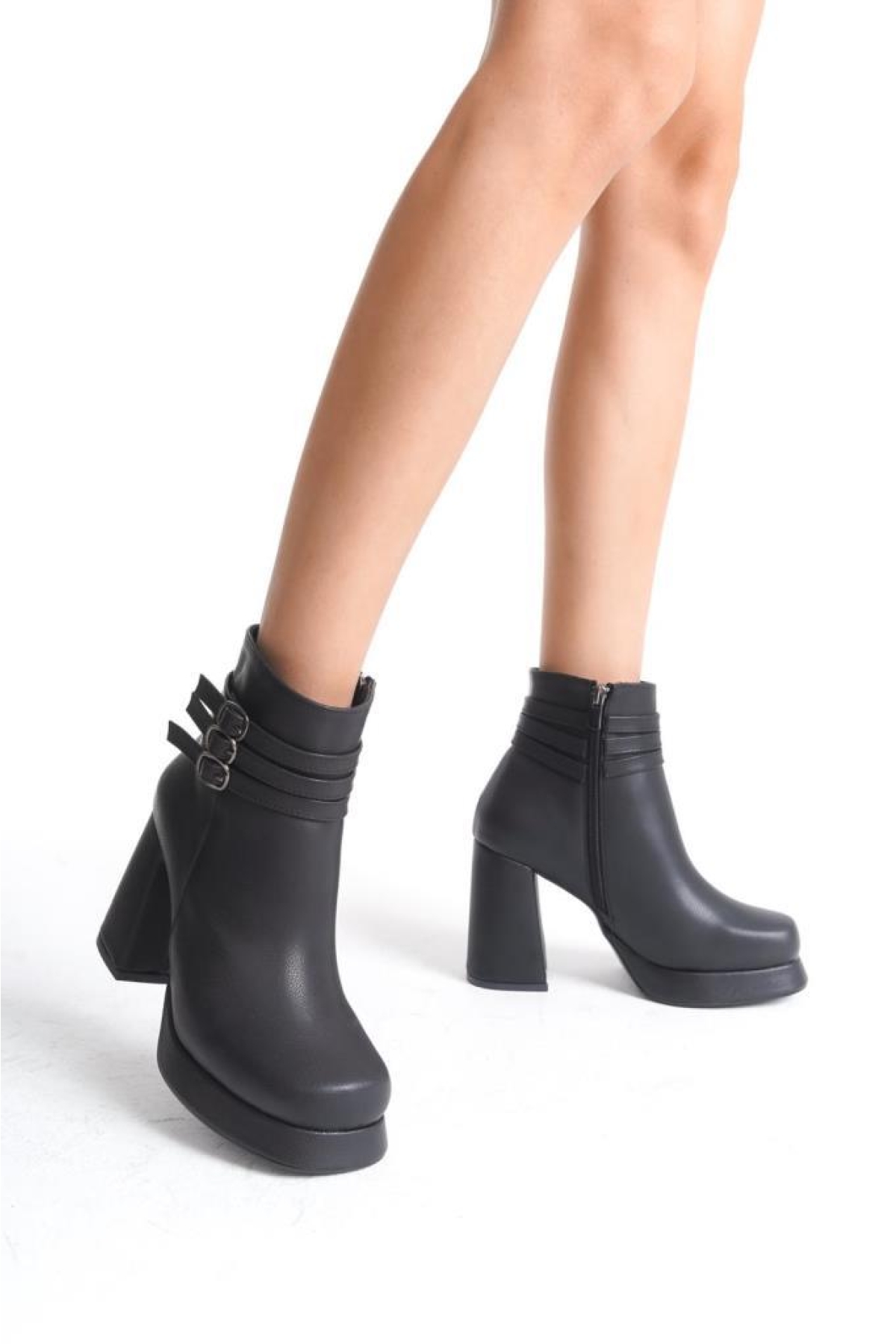 Sprs 02982 Kadın 9,5 Cm Platform Topuklu Bot - Görsel 4