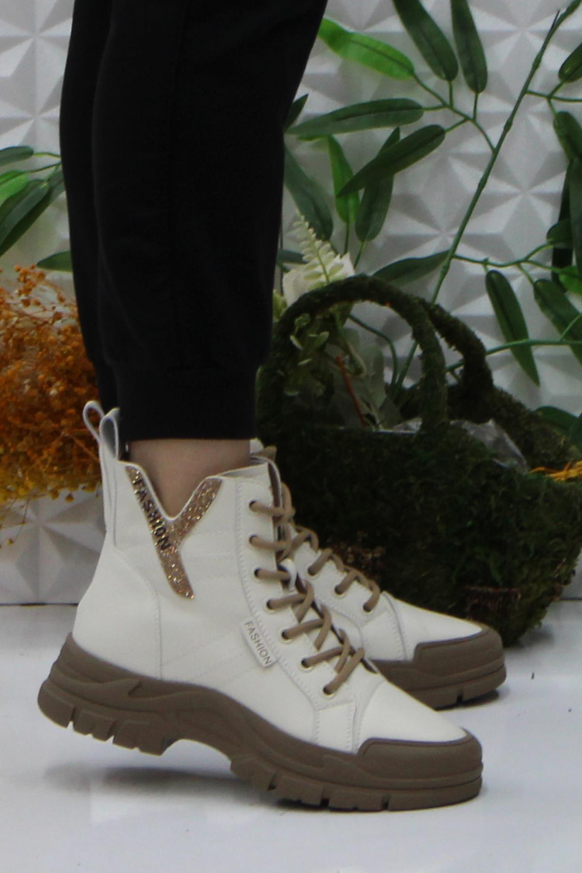 Guja 24K310-14 Camel Orijinal Ürün Yumuşak Esnek Kaymaz Taban Kadın Bot - Görsel 2