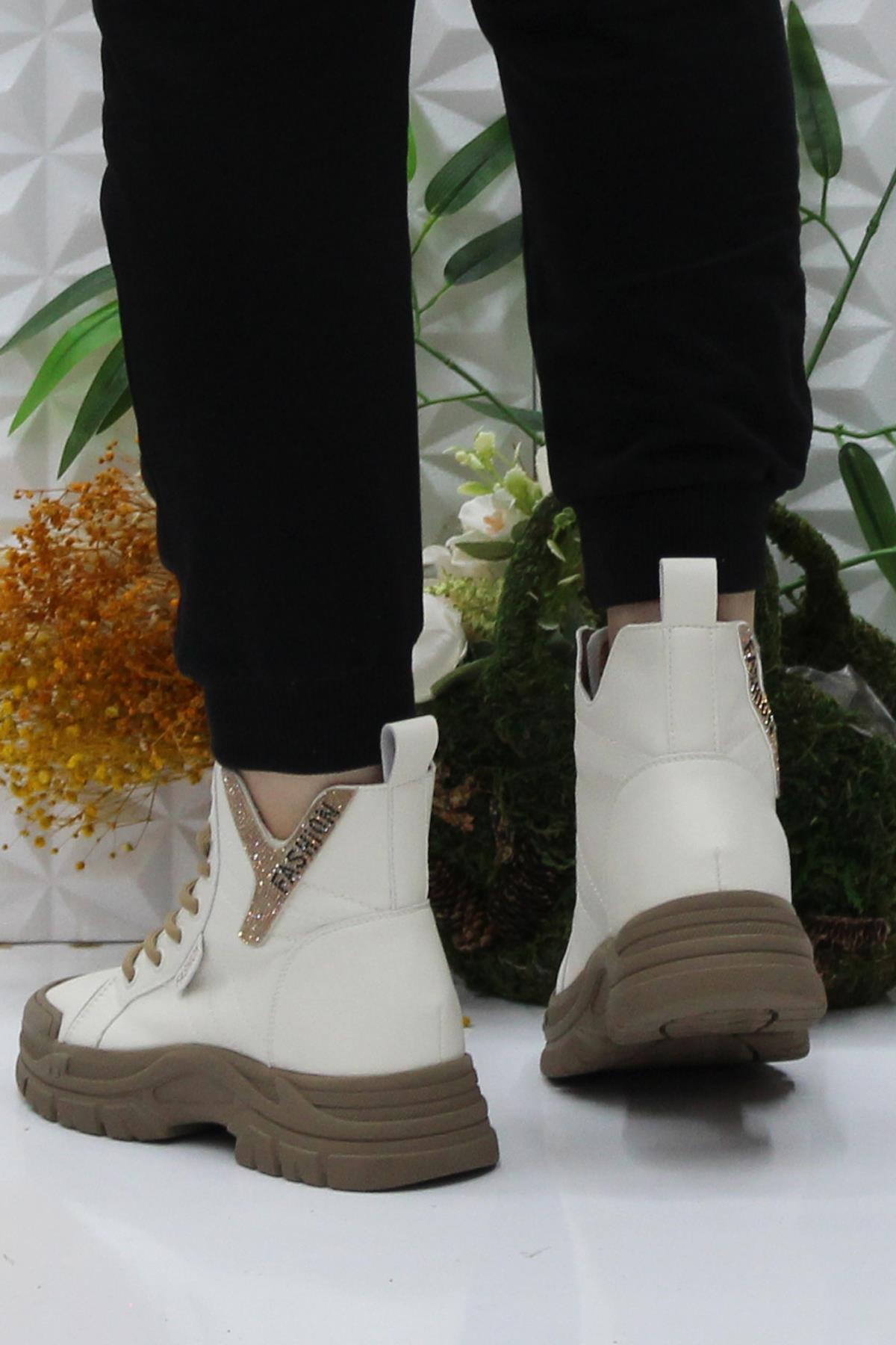 Guja 24K310-14 Camel Orijinal Ürün Yumuşak Esnek Kaymaz Taban Kadın Bot - Görsel 5