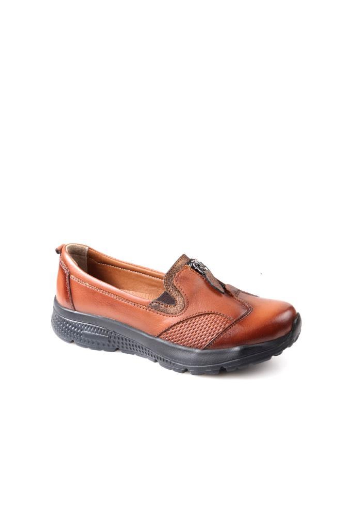 024 Orto Pedik Günlük Kadın Deri Ayakkabı - Görsel 2