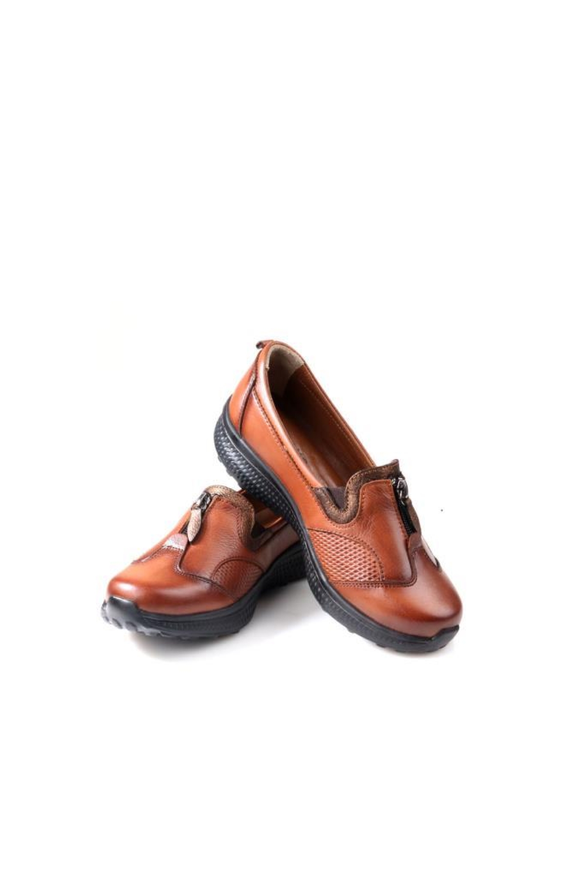 024 Orto Pedik Günlük Kadın Deri Ayakkabı - Görsel 5
