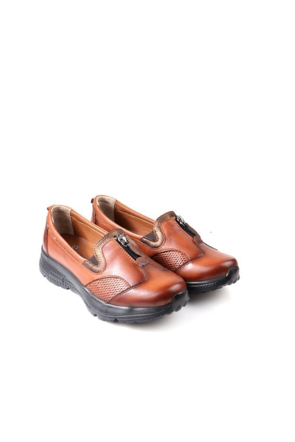 024 Orto Pedik Günlük Kadın Deri Ayakkabı - Görsel 6