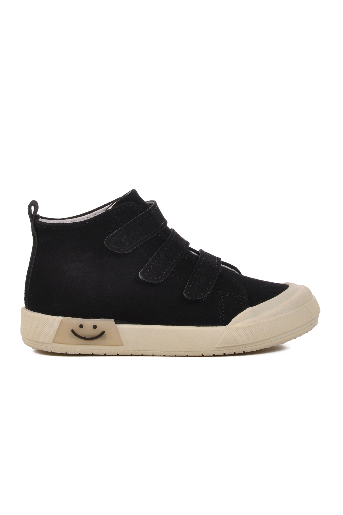 Siyah Unisex Cırtlı Çocuk Sneaker  34-P