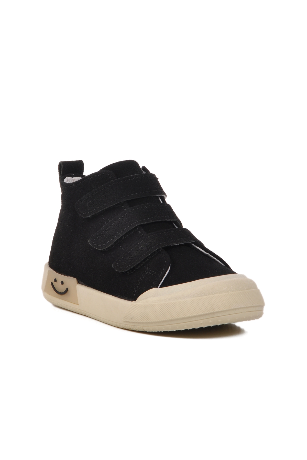 Siyah Unisex Cırtlı Çocuk Sneaker 34-P - Görsel 4