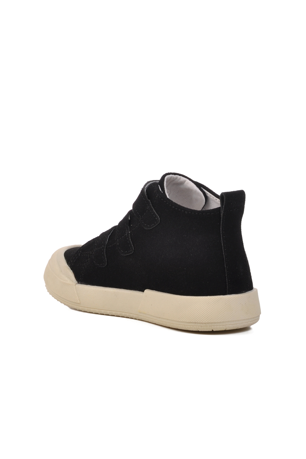 Siyah Unisex Cırtlı Çocuk Sneaker 34-P - Görsel 5
