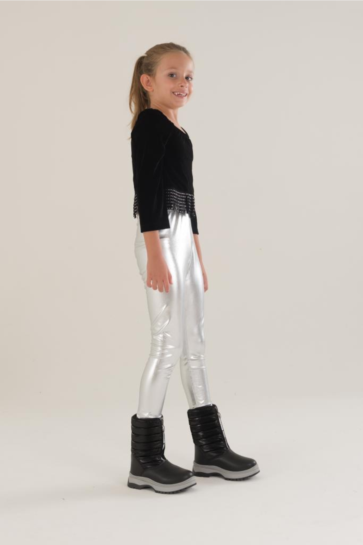 Arzen 02670 Kız Çocuk Termal Kar Çizme Bot - Görsel 4