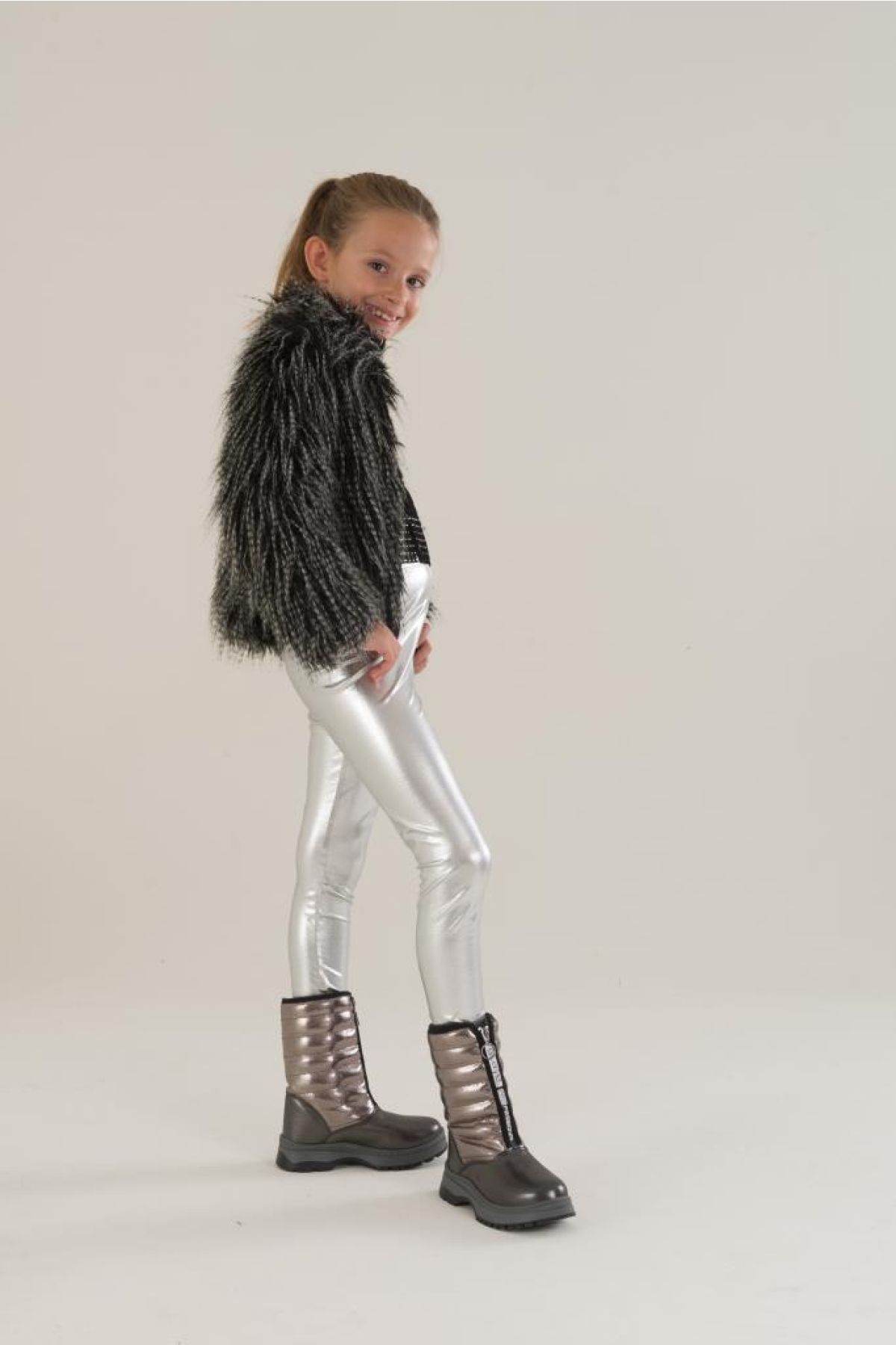 Arzen 02670 Kız Çocuk Termal Kar Çizme Bot - Görsel 3