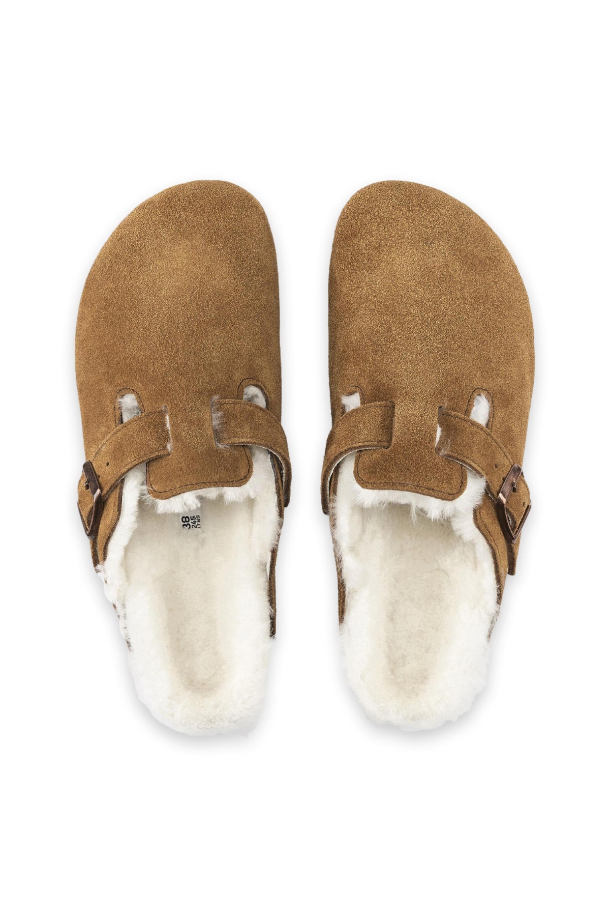 Boston Vl Shearling Kahverengi Kadın Terlik - Görsel 4