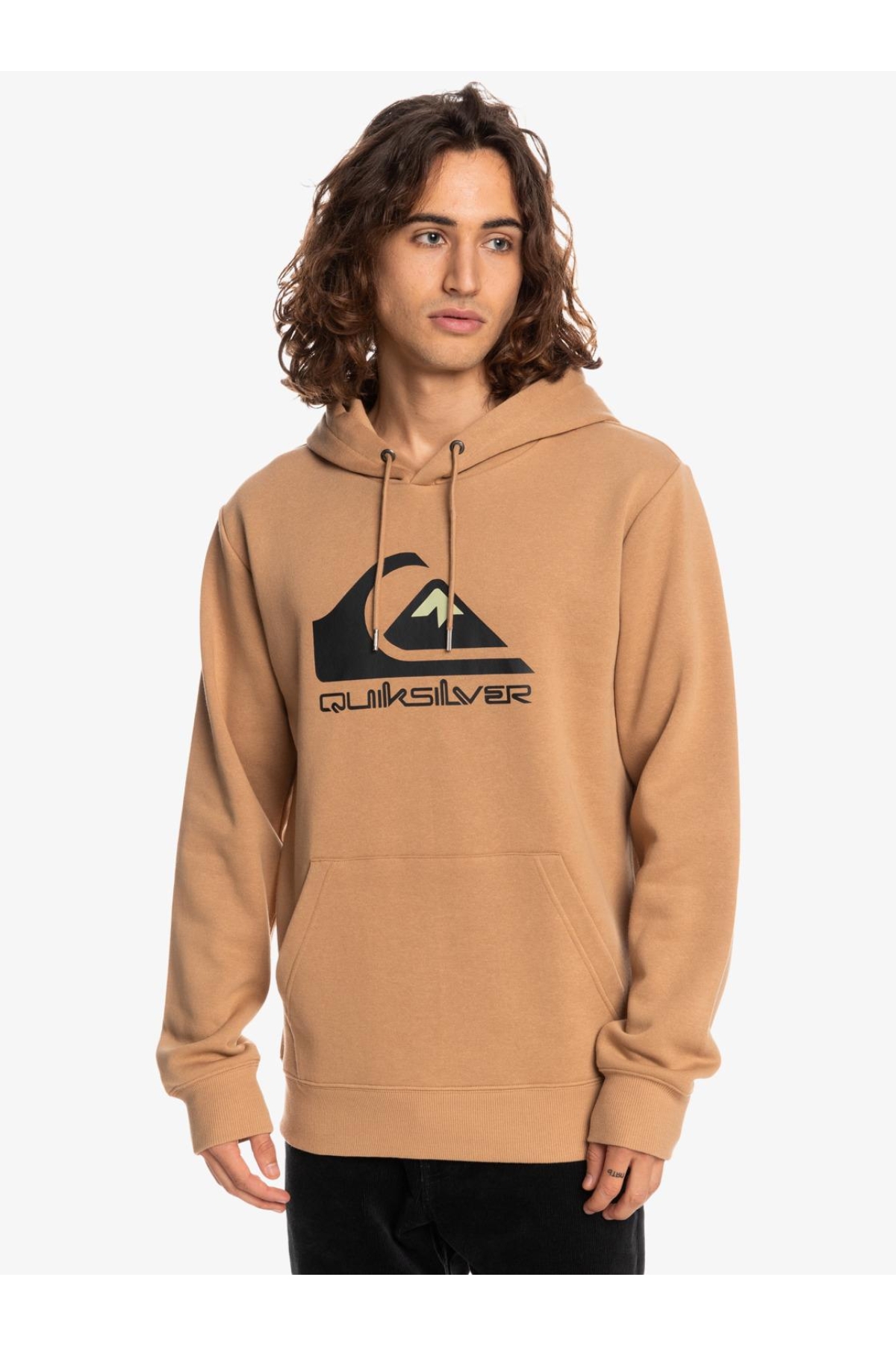 Big Logo Hood Erkek Swearshirt