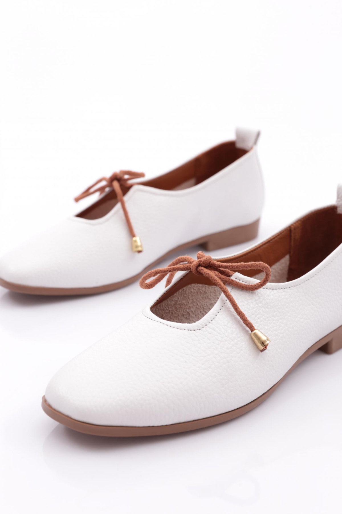 5018 Kadin Fiyonk Detayli Babet - Görsel 5