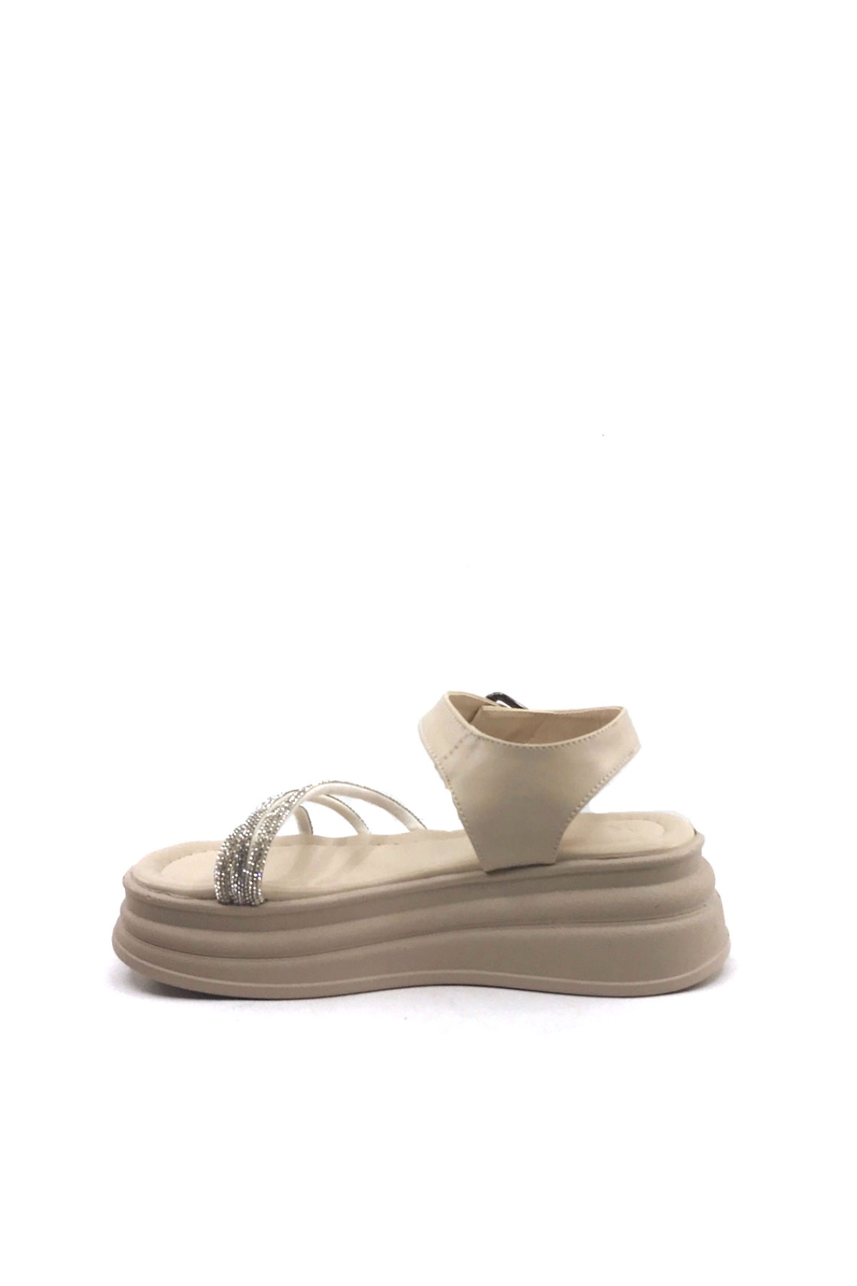 Cc 318 Ten Taşlı Bayan Sandalet Ayakkabı - Görsel 5