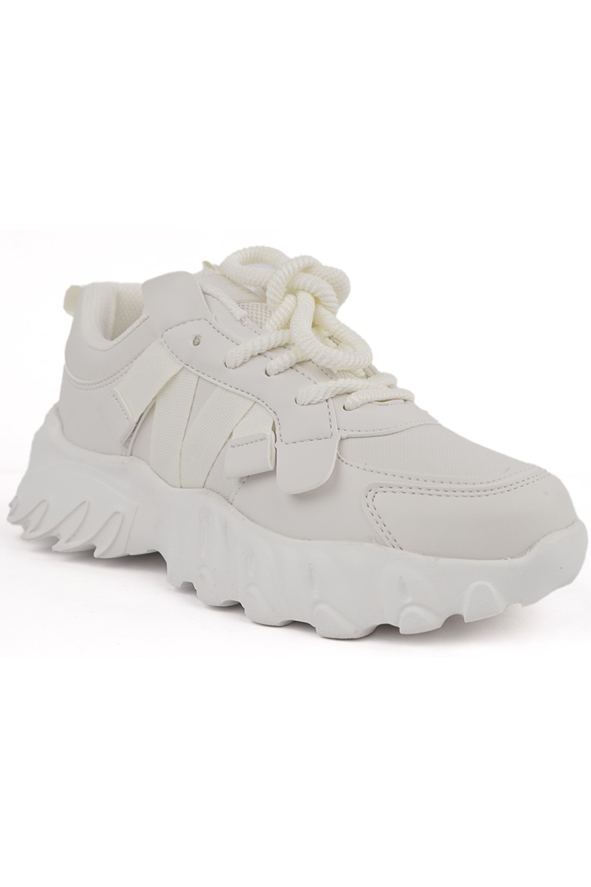 Verom Bağcık Görünümlü Cırt Cırtlı Sneaker Ortopedik Çocuk Spor Ayakkabı - Görsel 3