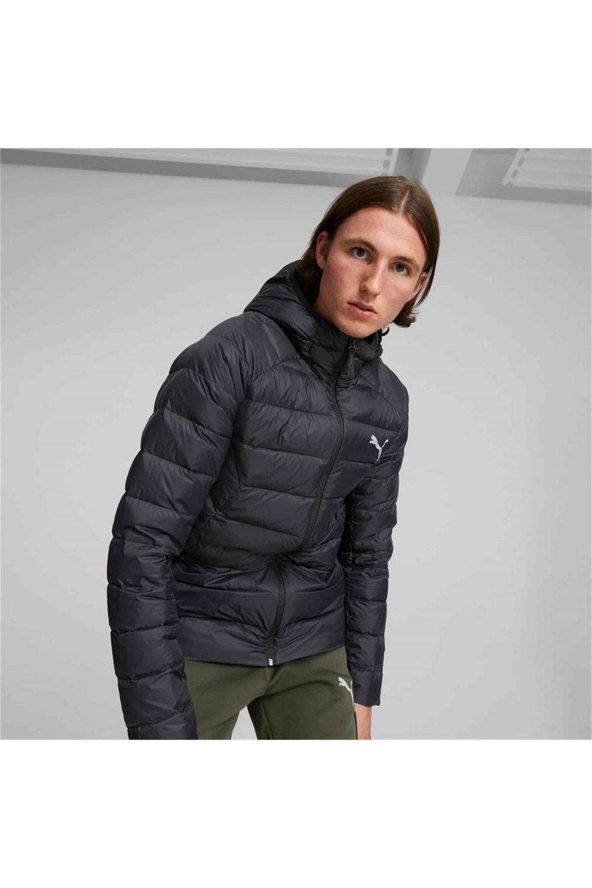 Packlıte Hooded Down Jacket Erkek Mont Siyah 849355-01