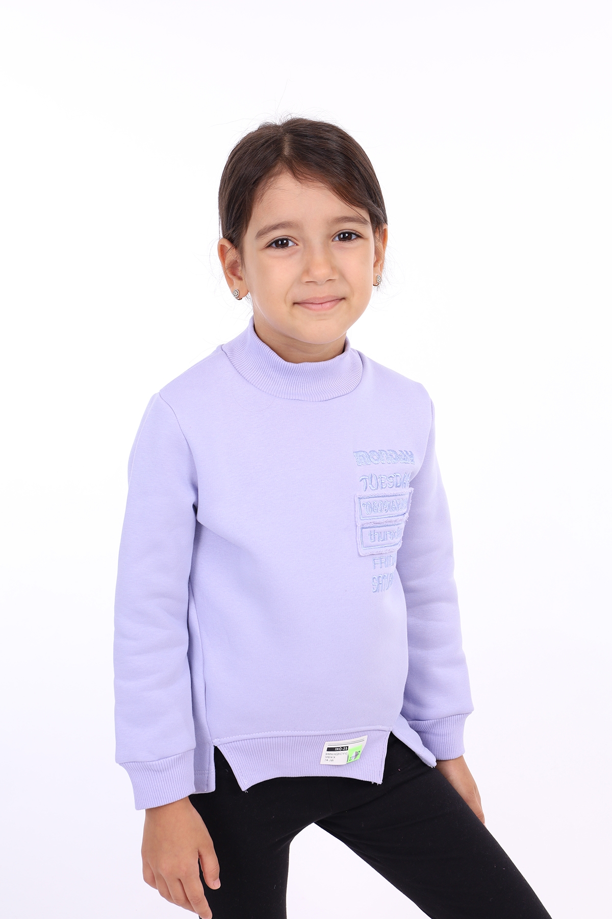 Toontoy Kız Çocuk Nakışlı Sweatshirt