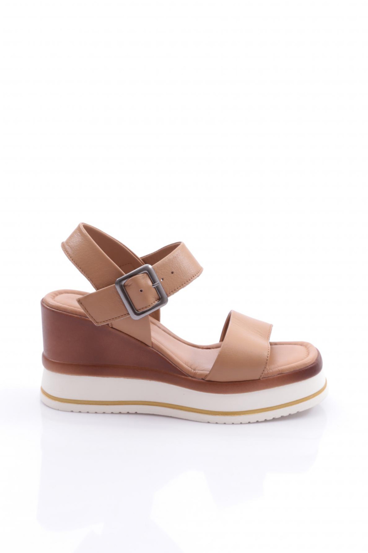 400-24170 Kadin Mega Kalin Taban Sandalet - Görsel 2