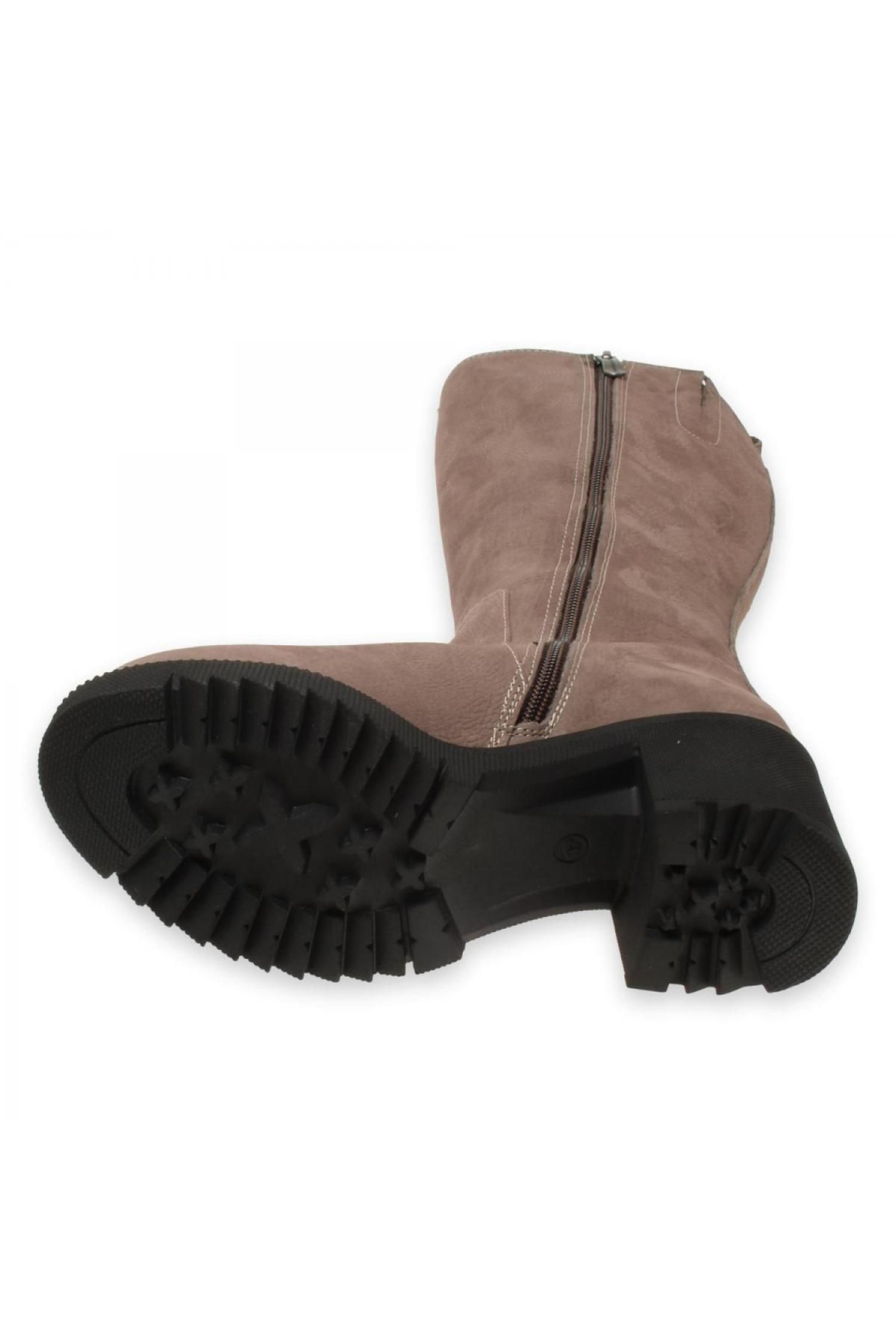 D24Kc-2060 Kadın Deri Çizme - Görsel 6