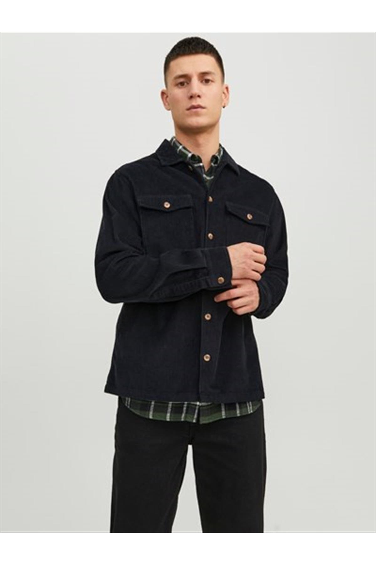 Jack&Jones  Jjedallas Corduroy Overshırt Ls Sn Erkek Gömlek 12235991