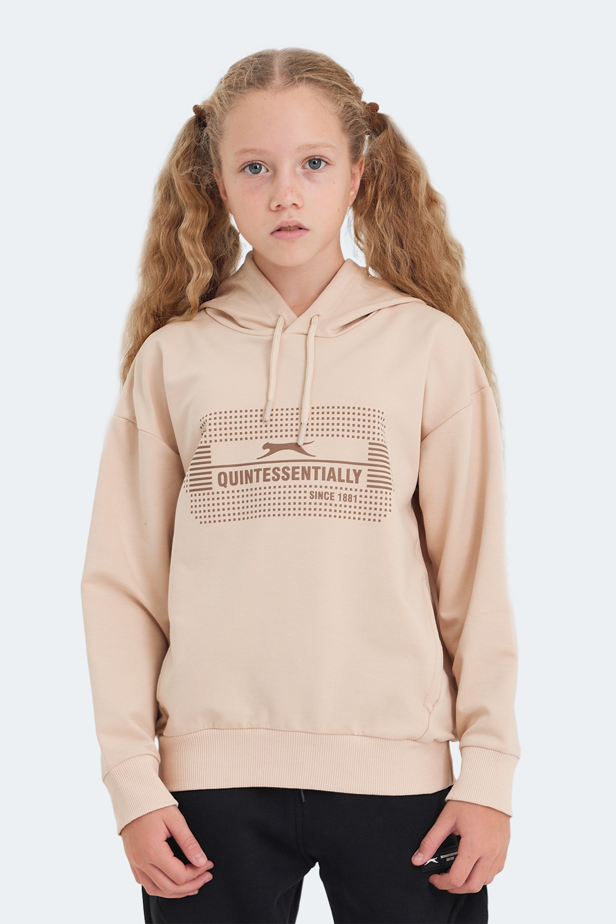 LAYO Unisex Çocuk Sweatshirt Camel