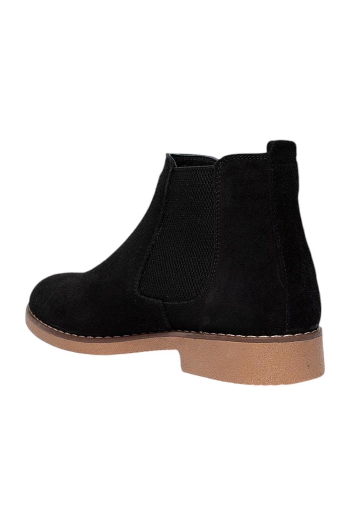 Erkek Süet Hakiki Deri Bot SİYAH - Görsel 4