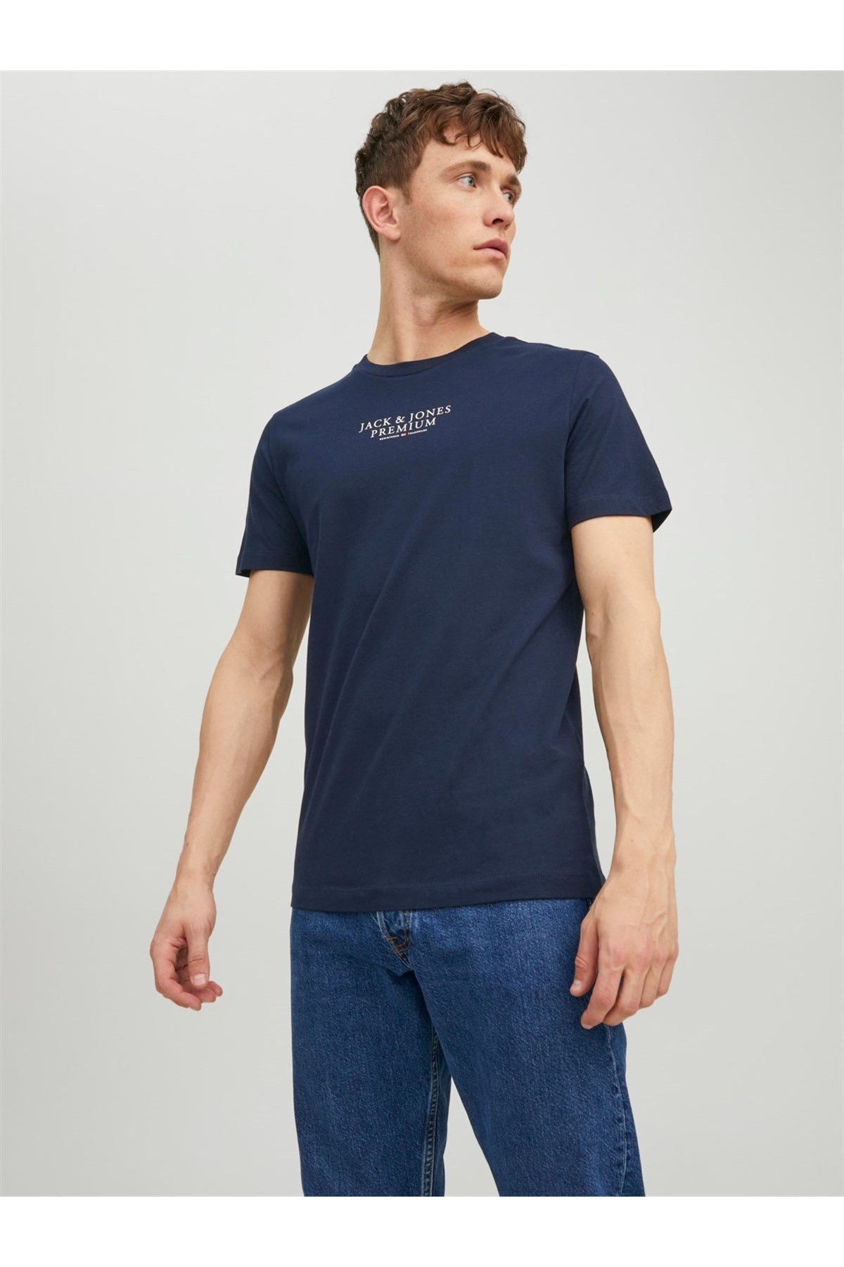 Jack&Jones Premıum Jprbluarchıe Ss Tee Crew Neck  Erkek T-Shirt