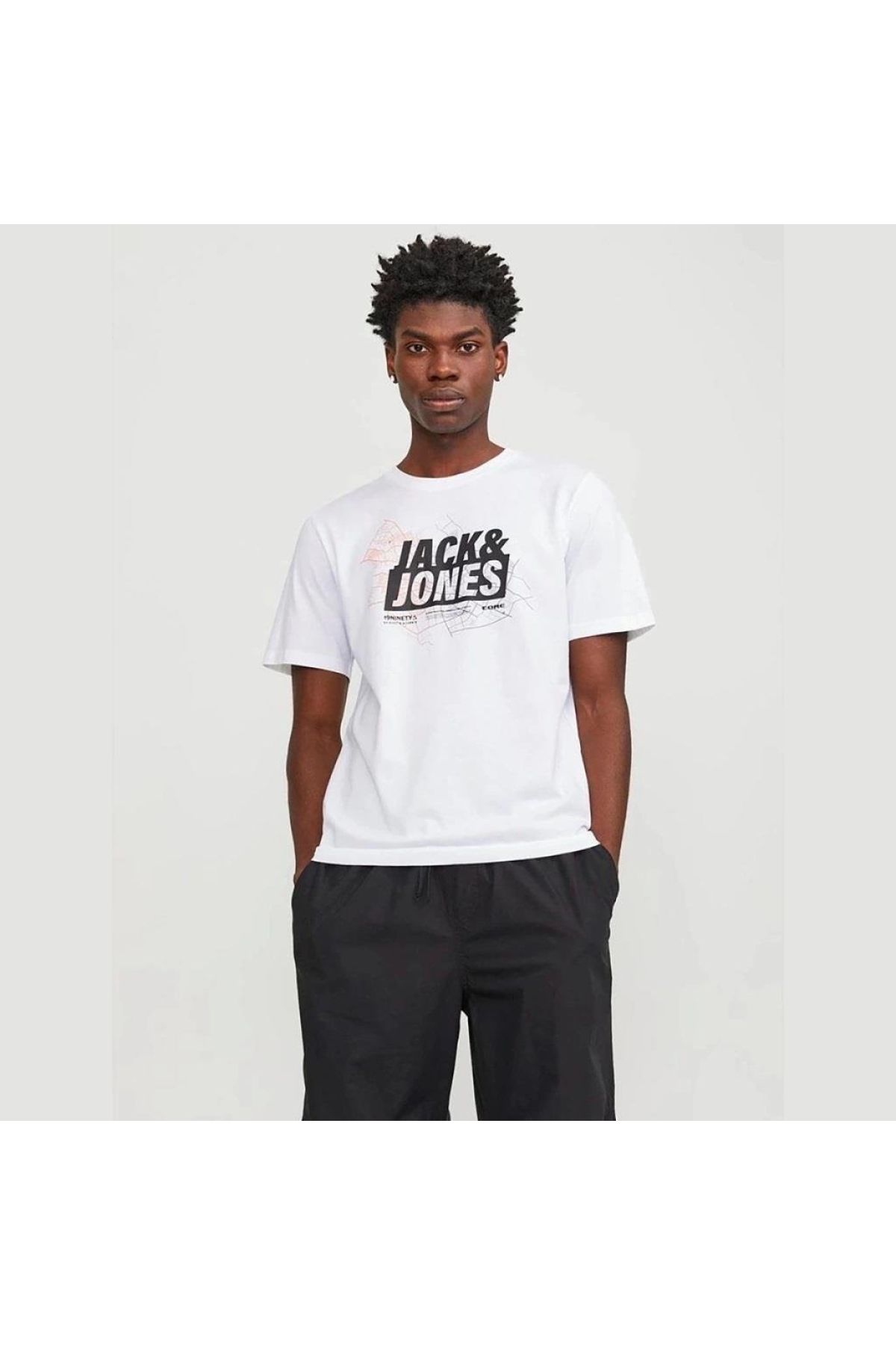 Jack&Jones Core Jcomap Logo Tee Ss Crew Neck Sn Erkek T-Shirt