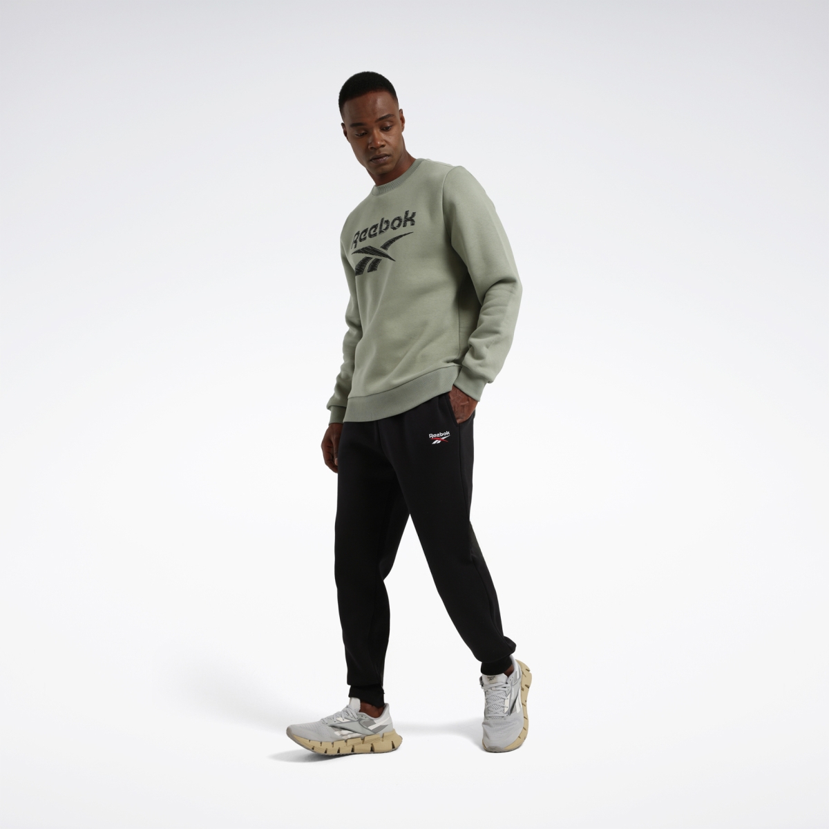 rbk-sarne-c-neck-sweat-haki-erkek-sweatshirt