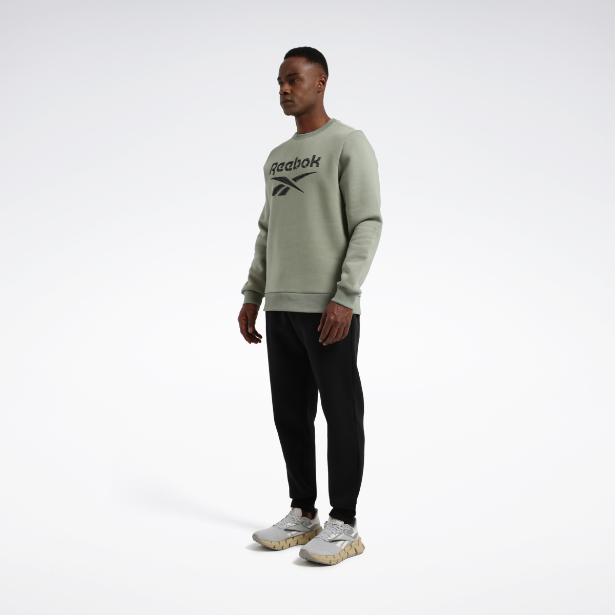 rbk-sarne-c-neck-sweat-haki-erkek-sweatshirt