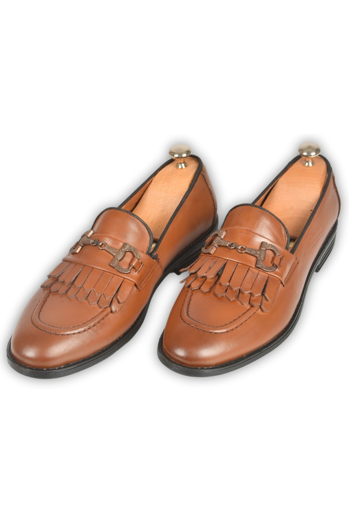 DeepSEA Taba Erkek Demir Tokalı Enjeksiyon Tabanlı Deri Ayakkabı 2104493 - Görsel 3