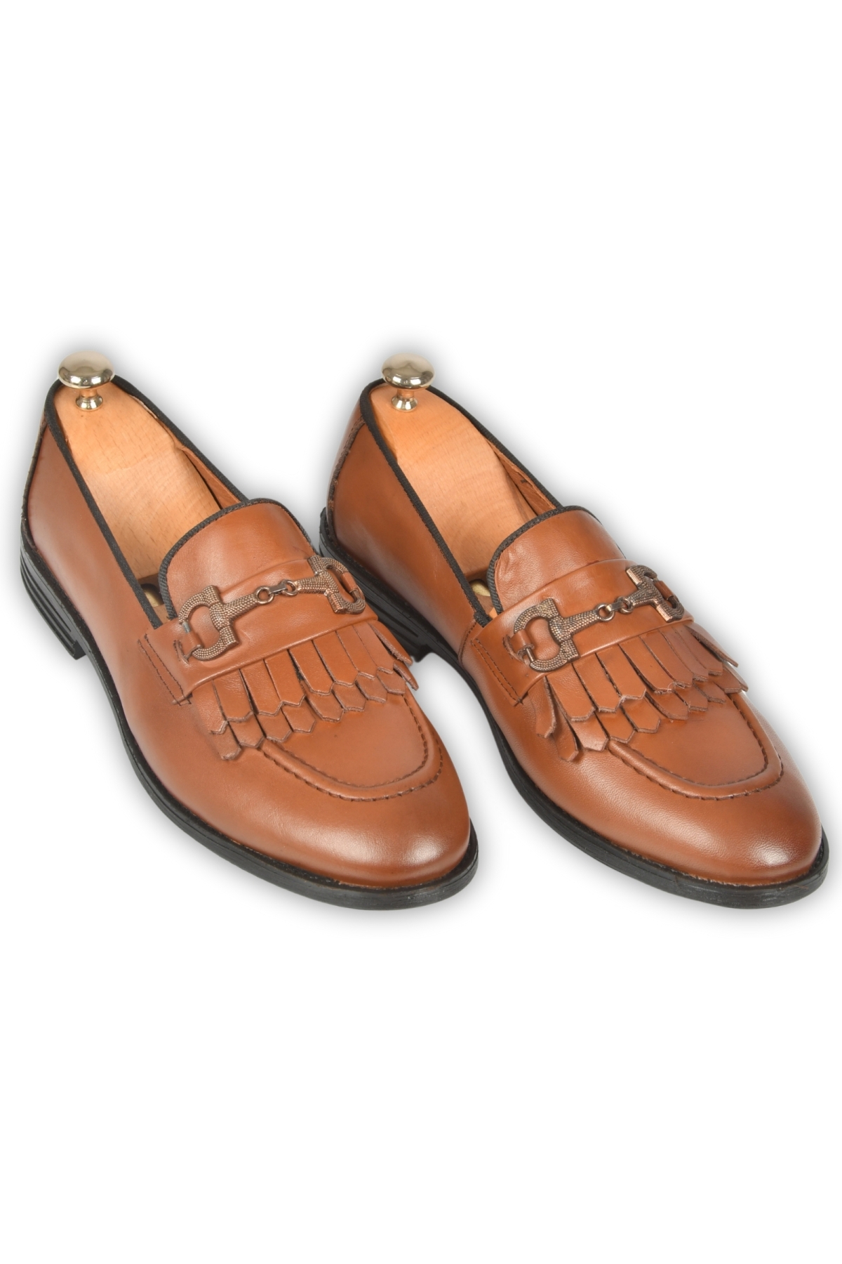 DeepSEA Taba Erkek Demir Tokalı Enjeksiyon Tabanlı Deri Ayakkabı 2104493 - Görsel 5