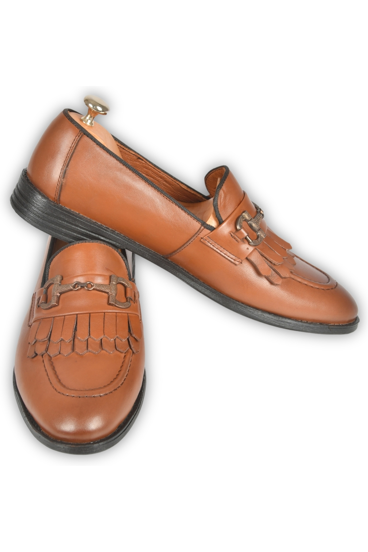 DeepSEA Taba Erkek Demir Tokalı Enjeksiyon Tabanlı Deri Ayakkabı 2104493 - Görsel 7