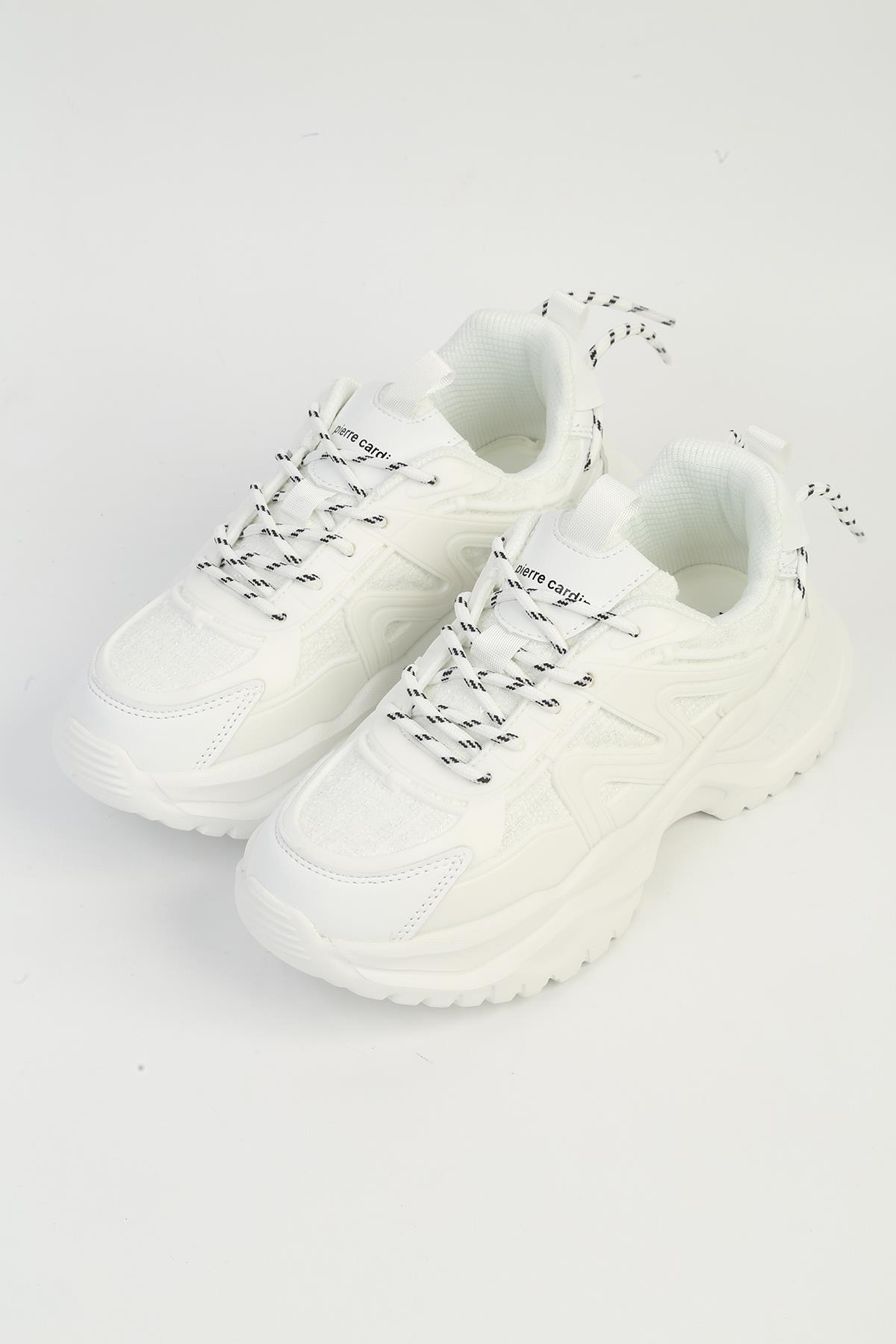 ® Beyaz Kadın Spor Ayakkabı İTHAL PCI-11075 - Görsel 5